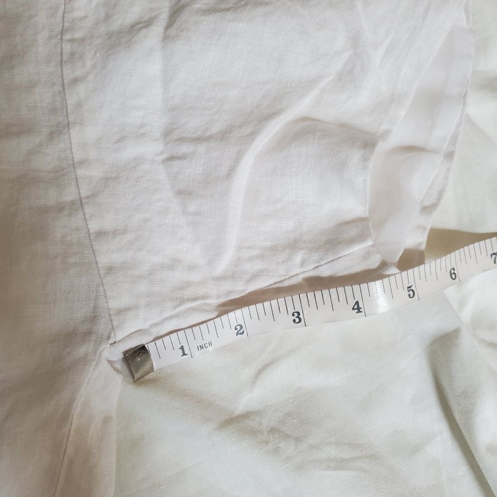 Boo Gemes White Linen Tunic S - Picture 5 of 11